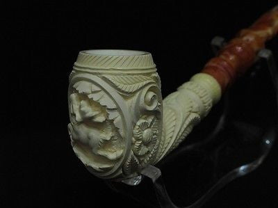 Rose Pipe, Flower Pipe, Meerschaum Pipe, Birthday Pipe, Hand Carved and Handmade Pipe, Smoking Pipe, hotsell Pipe Master, Figural Pipe, Gift Pipe